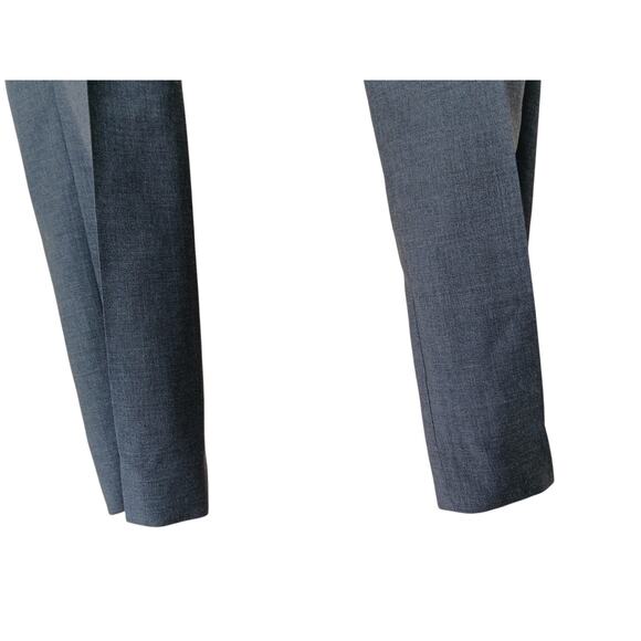 Hugo Boss Men’s Dress Pants 30R Gray Slim Fit Wool Blend Flat Front Trousers - Picture 4 of 16